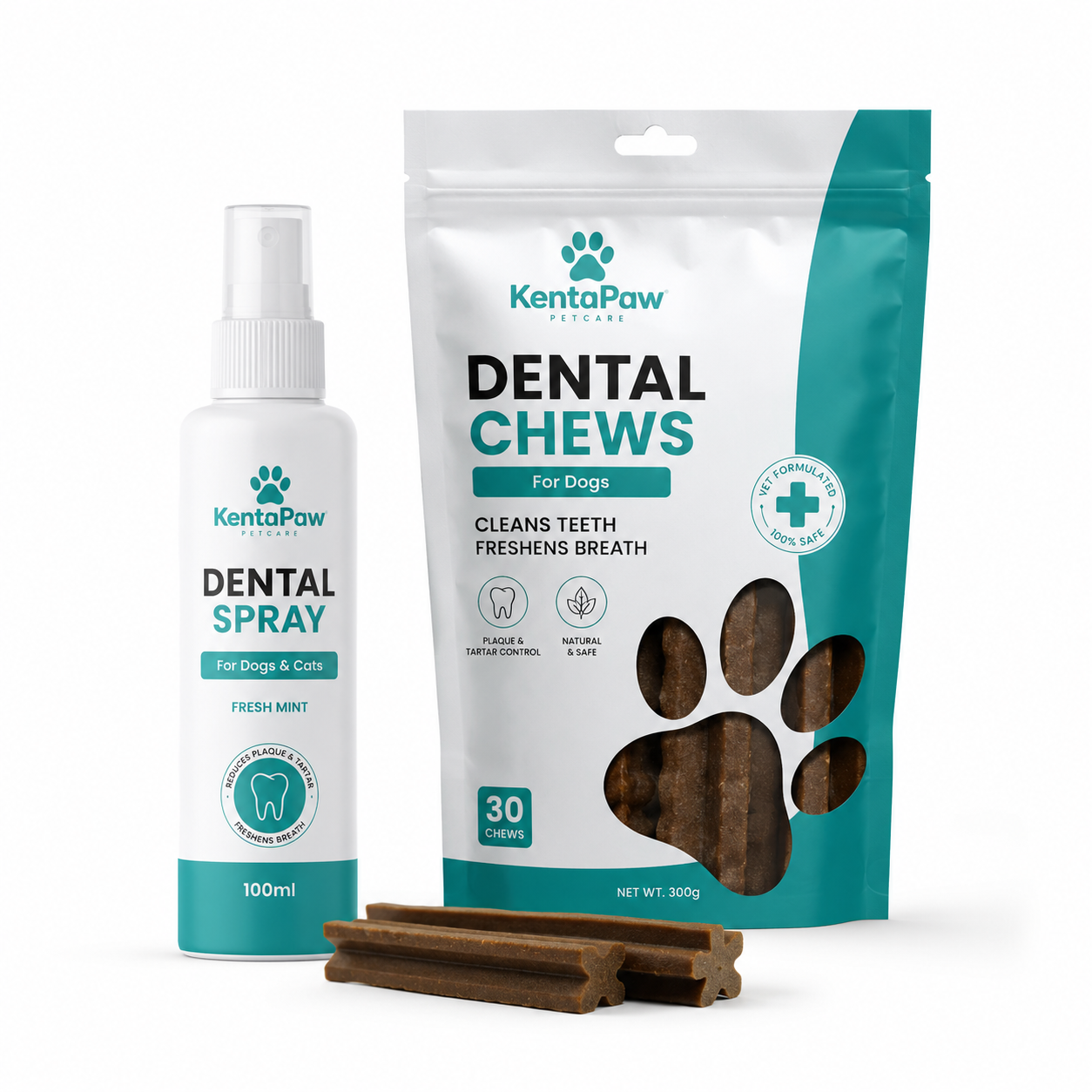 KentaPaw SmileGuard™ Oral Care Kit